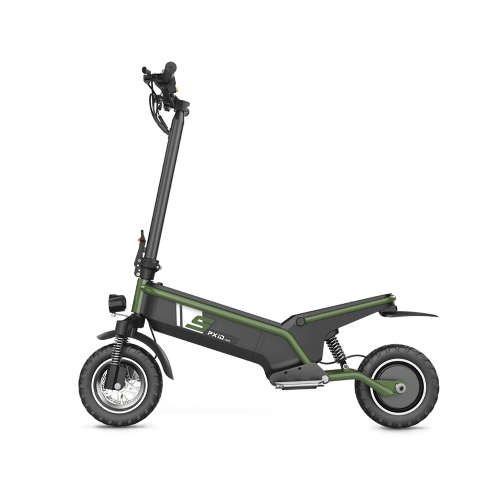 Trotineta electrica PXID Electric Scooter F1, Gray-Green 1